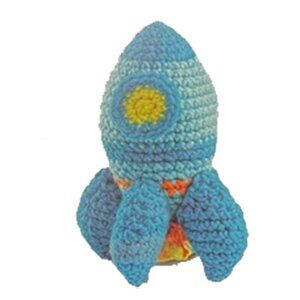 New! Sealed! Loops & Threads Crochet Kit Crochet Rocket Ship New